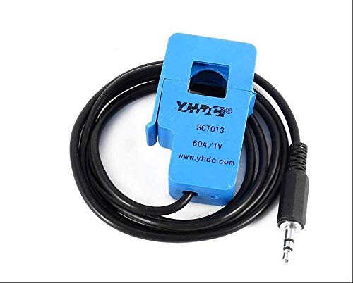 YHDC SCT 013 Input 5A-100A Output 1V/50mA Split core current sensor AC current transformer 3.5 mm blue (60A/1V)