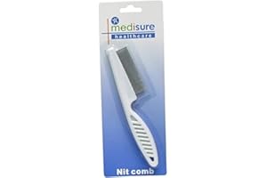 Medisure Fine-Toothed Handled Lice & Nit Comb
