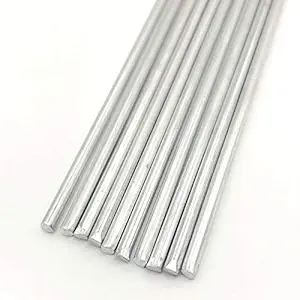 Ubersweet 10Pcs 1.6x330mm Aluminum Alloy Silver Welding Brazing Wire Solder Filler Rod