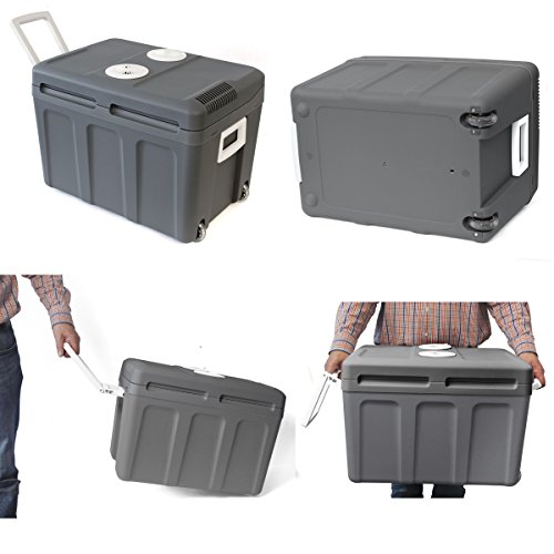 Dino KRAFTPAKET 131002 Kühlbox 12V 230V (WÄRMT & KÜHLT) HÖHE: 42cm GRÖSSE: 45-Liter (40L netto) Elektrische Kühlbox für Auto Boot Camping, A++ mit ECO-Modus [Energieklasse A++] - 4