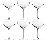 Durchmesser: 10,55 cm Schott Zwiesel 111219 Sektschale, Glas, transparent, 6 Einheiten