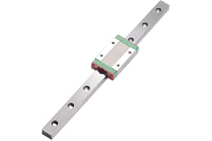 MACHSWON 300mm MGN12 Miniature Linear Rail Guide + MGN12H Sliding Block Linear Motion Guide Rail Slider Bearing Steel Carriage Block CNC 3D Printer Accessories