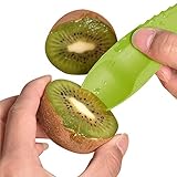 Egurs 10pcs Kiwi Cuillère en Plastique Fruit Peeler Cutter Cuillère Gadget De Cuisine