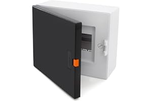 KOOP ELEKTRO Scatola di distribuzione per fusibili, 6 moduli, 1 fila, con livella a bolla