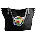 Produktbild dewdferf Rainbow Cube Women's Tote Bags Canvas Shoulder Handbags Satchel Purse Bag