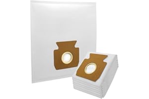 MisterVac kompatybilny z workami do odkurzaczy Worki zastępcze 10 sztuk Miele S 126 De Luxe Clean Air