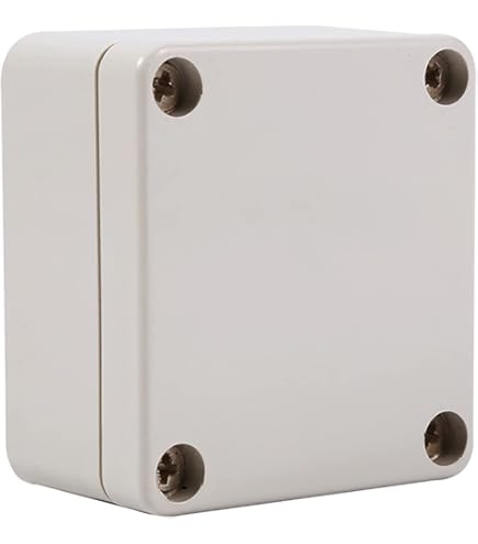 958939 ABS behuizing aansluitdoos, elektrische projecthoes waterdicht ABS doe-het-zelf power buitenbehuizing stofdicht IP55 connector aansluitdoos behuizing (100 x 100 x 70 mm