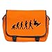 Produktbild Evolution of a Snowboarder Messenger Bag – Orange