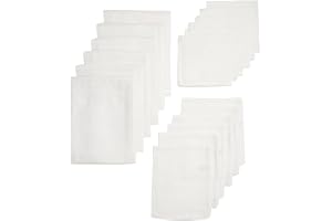 Meyco Baby startset – Uni White – startset – 18-pack | 100 % mjuk bomull – Oeko Tex certifierad – absorberande, hudvänlig och