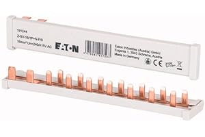 EATON Z-SV-16/1P+N-F/9 - BARRETTE DE PONTAGE HORIZONTALE - GRIS - 16 MM² - 63 A - 9 Modules - DISJONCTEURS PH/N