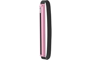 MoKo Funda de Lápiz para Apple Pencil Pro, Apple Pencil (USB-C), Apple Pencil 1ª/2ª Generación, Apple Pencil Funda con Cremallera y Banda Elástica para Tableta de 9,7"-12,9", Flor Rosa