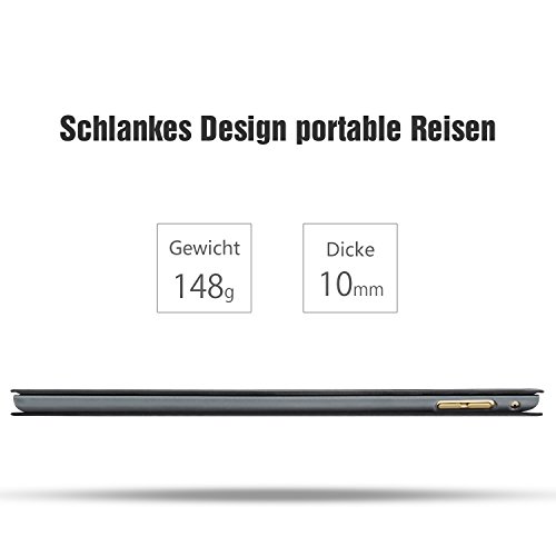 AUAUA iPad Mini 4 Hülle, iPad Mini 4 Lederhülse Smart-Schlaf,Sie werden mit einer Membran für Schirm-schutz beschenkt werden, für Apple iPad iPad Mini 4 Apple Tablet (Rot, iPad Mini 4) - 7