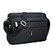 Produktbild Herren Umhängetasche Schwarz, Flugbegleiter, Business Messenger Bag, Schule Tasche, Arbeitstasche, DIN-A4, Uni Schultertasche, Crossover, Herrentasche Freizeit, Reisetasche