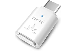 Avantree C81-PC - USB-C Bluetooth 5.3 Adapter Dongle for PC & Mac, with aptX-Adaptive & Low Latency, Wireless Audio Transmitter to Bluetooth Headphones & Earbuds for Computer Desktop Music Work Calls