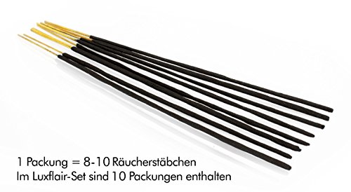 10 Packungen Citronella Anti Mücken Räucherstäbchen, Brenndauer ca. 60h (gesamt). XL Vorrat als Alternative zur Citronella Kerze oder Teelichter für draußen / im Garten - 2