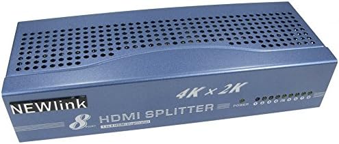 NEWlink8 Port HDMI Splitter supports HS+E 3D and 4k3D