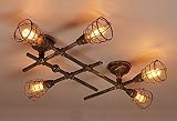 Si te gusta el estilo decorativo de retro industrial, esta lámpara será una buena opción.