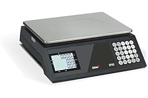 Balance poids prix sans ticket vente ambulante 6/15kg - vignette métrologique 2 ans OFFERTE - version sans colonne