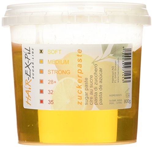 Sugar Paste Soft - Premium Quality. Highly-effective Adesiveness. 800gr Container Sugaring Sugar Paste