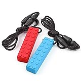 ✅ VERSCHIEDENE TEXTUREN FÜR SENSORISCHE BEDÜRFNISSE - Die Rückseite der Halsketten hat winzige Erhebungen, während die Vorderseite große hervorstehende Höcker aufweist, die unterschiedliche sensorische Bedürfnisse erfüllen. Sie sind langlebig und robust.