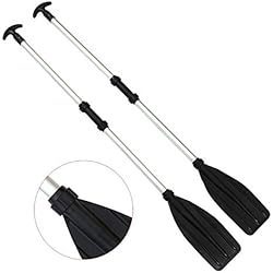 YUHAIJIE Amovible Assembler en Aluminium renforcé rames de Bateau pagaie Longue Rame pour PVC Gonflable pêche Bateau Kayak canoë Paddle