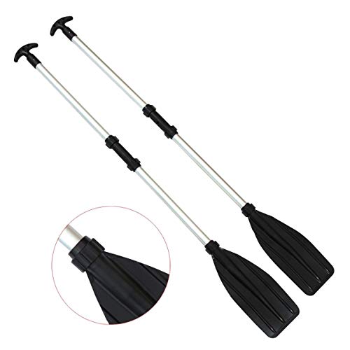 YUHAIJIE Amovible Assembler en Aluminium renforcé rames de Bateau pagaie Longue Rame pour PVC Gonflable pêche Bateau Kayak canoë Paddle