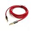 Produktbild Gold Schmetterling @ Pure Kupfer Material 2,5 mm Transfer 3,5 mm Audio-Kabel, Wein rot Kopfhörer Adapterkabel, Auto AUX Audio-Kabel