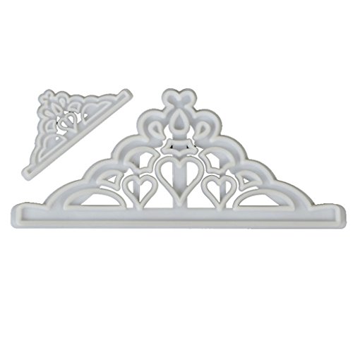 Gazechimp Backzubehör Set Keks Ausstecher Kuchen Plätzchen Ausstecherform – 2pcs Krone, 21×9.2cm - 5