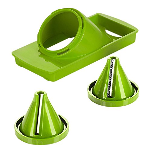 Genius 33799 Multischneider "Nicer Julietti" 3 teilig, Edelstahl, kiwi-grün, 27 x 18 x 5.2 cm