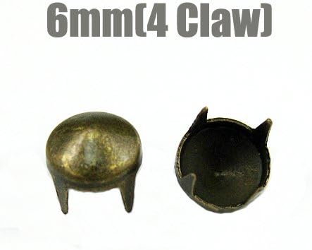 Anagela Kerry 5000 x Round Cone DIY Studs Rivet Nailhead Spots Rock Punk Spike 6mm Copper 6mm Copper