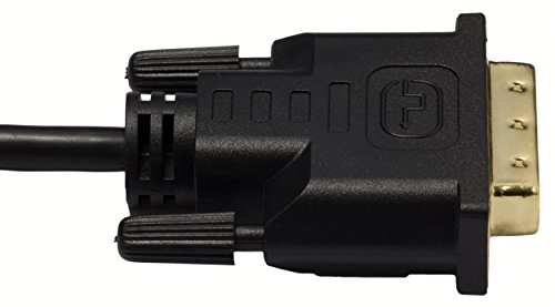 mumbi HDMI auf DVI Kabel / HDMI 19-pol Male auf DVI-D 18+1 Male – VERGOLDETE Kontakte – 10 Meter - 5