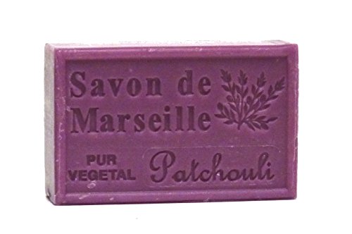 100% Naturseife: Patchouliseife, Sandelholzseife & Vanilleseife, 3-teiliges Seifenset (Savon de Marseille) - 5