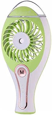 ZHANGRONG- Handheld Misting Fan, Mini USB Fan With Cool Humidifier ( 1200mAh Rechargeable Battery, 23ml Water Tank, 3 Working Modes) Personal Portable Fan, Outdoor Fan, Desktop Fan For Home Office And Travel ( Color : Green )