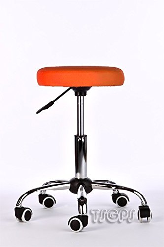 Massage Beauty Therapy Gas Stool Height Adjustable - Orange