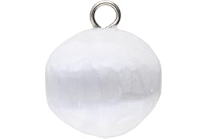 MINERAL IMPORT Colgante Selenita Esfera Minerales y Cristales, Belleza energética, Meditacion, Amuletos Espirituales