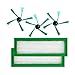 Produktbild Vorwerk 3 Seitliche Bürste und 2 HEPA Filter für Kobold VR 200 - Offizielle Bosaca 24-Monate-Garantie