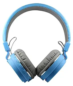 Praxan SH-12 Wireless Bluetooth Over the Ear Headphone with Mic (Random Colour)