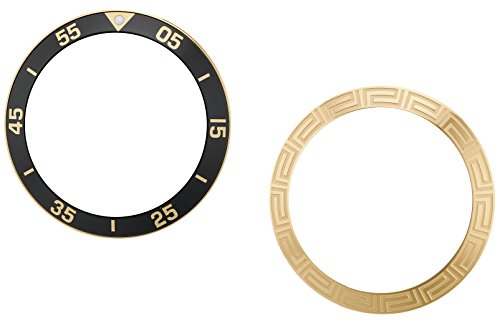 Versace Men's 42mm Black Steel Bracelet & Case Anti Reflective Sapphire Swiss Quartz Watch 23C80D008 S009