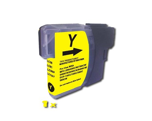 1 Druckerpatrone kompatibel yellow Brother LC980 DCP 195C - 2