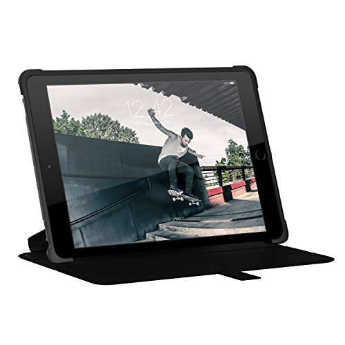 Urban Armor Gear Schutzhülle nach US-Militärstandard für Apple 9,7″ iPad Pro – schwarz [Verstärkte Ecken | Wake/Sleep | Sturzfest | Antistatisch | Standfunktion] – IPDPRO9.7-BLK - 8