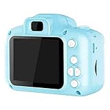 3.Con una apariencia única, cubierta de silicona suave ecológica con carcasa protectora a prueba de golpes, pantalla LCD de 2 pulgadas, imagen y video de alta definición, caja fuerte duradera para niños.