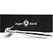 Jagen David ® L5 - Elegant Extra Long Double Edge Razor Safety Razor Fits All Double Edge Razor Blades unique Christmas gift for him - 11.5cm (Silver)