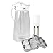 Produktbild Oishii Tee Infusion Master, Infuser Set mit Karaffe 2200 ml, Tee-Einsatz und Fruchteinsatz, XXL Eiswürfelform, Weiss