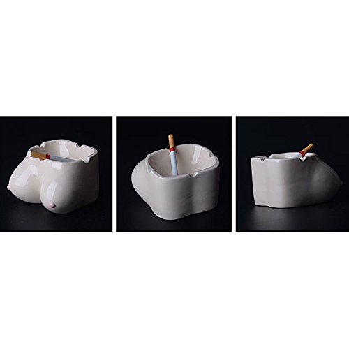 Max & Mix Aschenbecher Zigarre Zigarre Sexy Mignon Zimmer C ¨ ¦ Keramik Aschenbecher Aschenbecher Aschenbecher für D Farbnäpfchen Tabletop Büro? Hause, Aschenbecher Geschenk, Raucher weiß - 4