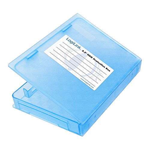 LogiLink UA0131 Festplatte Schutzhülle für 1x 6,4 cm (2,5 Zoll) HDD, blau