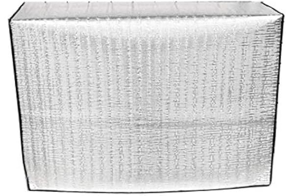 Faviye Couverture extérieure de climatiseur Fait de Film d'aluminium Anti-poussière Anti-Snow Imperméable Housse Climatiseur Exterieur