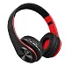 Produktbild Bluetooth Over Ear Kopfhörer,Noise Cancelling Stereo Wireless Headset mit Lederohrpolster,Bluetooth 4.1 Wireless Kopfhörer Headset mit Mikrofon für PC / Handys / TV