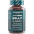 Shilajit Gummies 2000mg | High Strength Shilajit and Ashwagandha | Novomins | Chaga, Zinc, Iron, Selenium & Vitamin D | Pure