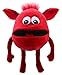 Produktbild Lashuma Plüsch - Handpuppe Baby Monster Rot | Plüschtier Stoffhandpuppe ca. 32 cm