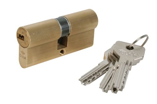 Preisvergleich Produktbild Cisa 1841d3 – Zylinder segmentiert 30 x 30 mm Messing CIS